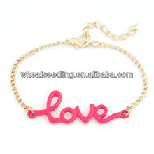 Love Letter Plain Chain Bracelet For Girl 10072048